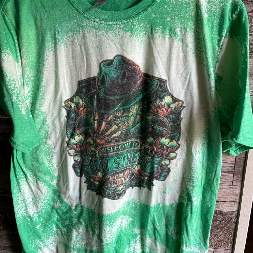 Freddy Kruger nightmare on elm street bleached tee